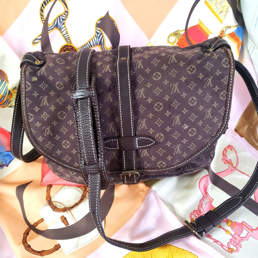 Sold: Louis Vuitton Saumur monogram Ebene Brown